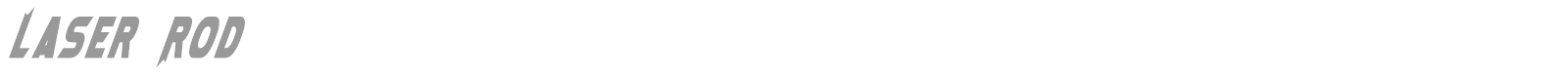 Laser Rod font preview